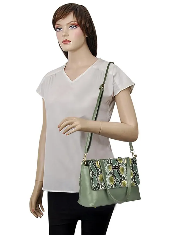 Green_Premium_Pu_Leather_Handbag_For_Women