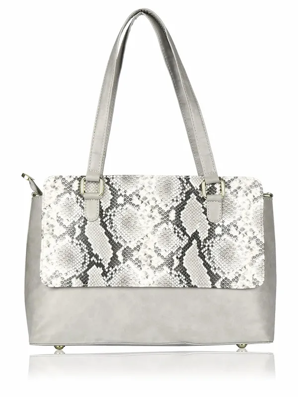Grey_Premium_Pu_Leather_Handbag_For_Women
