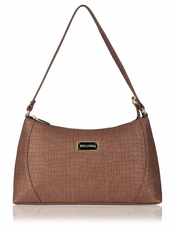 Brown_Premium_Pu_Leather_Shoulder_Bag_For_Women