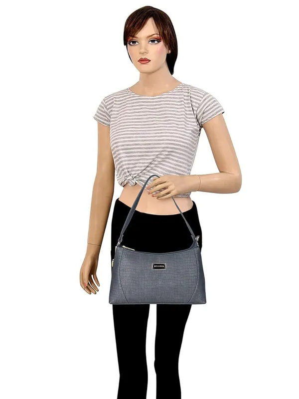 Dark_Grey_Premium_Pu_Leather_Shoulder_Bag_For_Women