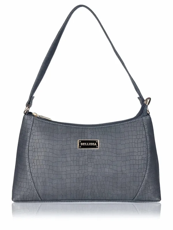 Dark_Grey_Premium_Pu_Leather_Shoulder_Bag_For_Women