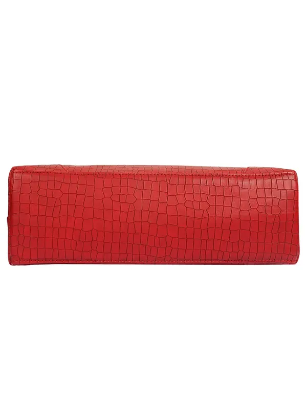 Maroon_Premium_Pu_Leather_Shoulder_Bag_For_Women
