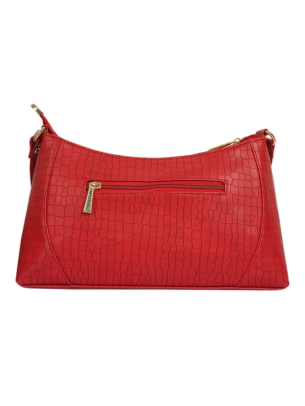 Maroon_Premium_Pu_Leather_Shoulder_Bag_For_Women