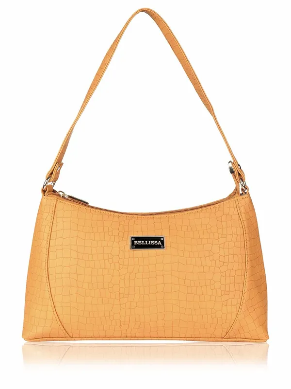 Mustard_Premium_Pu_Leather_Shoulder_Bag_For_Women