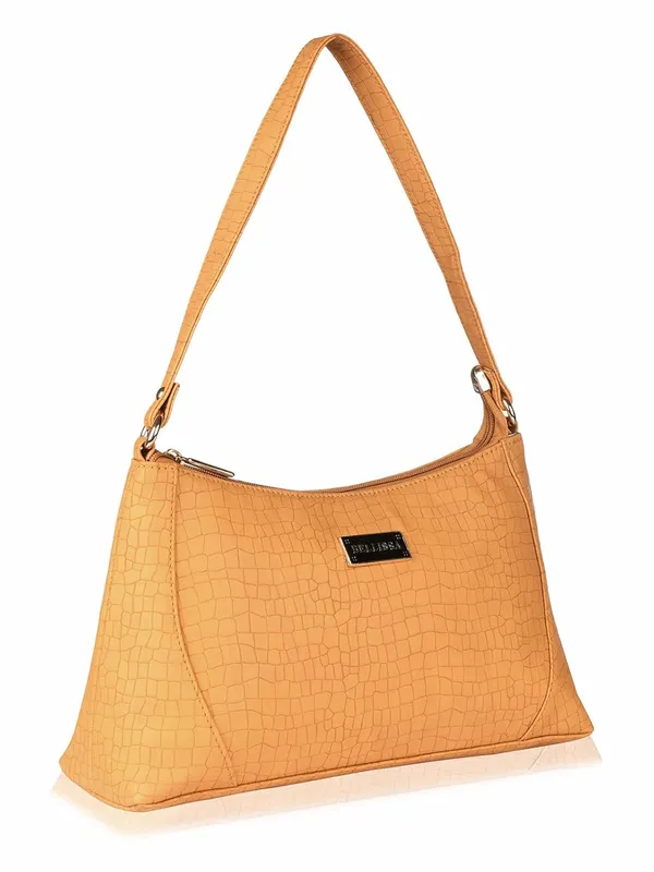 Mustard_Premium_Pu_Leather_Shoulder_Bag_For_Women