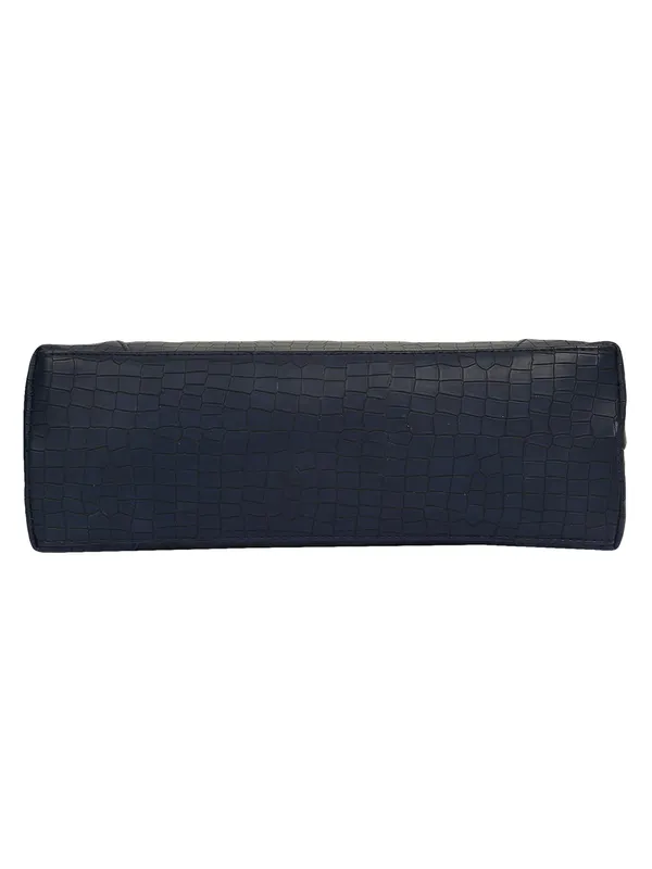 Navy_Blue_Premium_Pu_Leather_Shoulder_Bag_For_Women