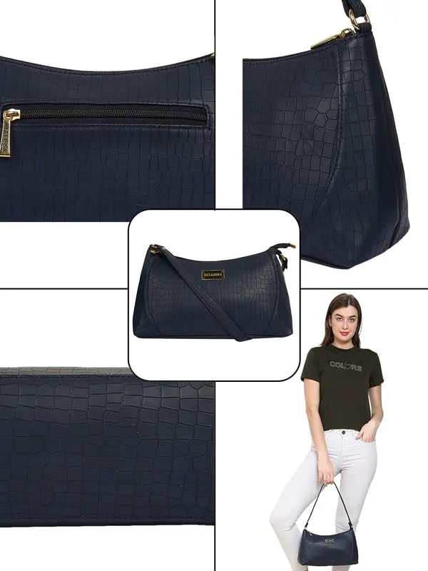 Navy_Blue_Premium_Pu_Leather_Shoulder_Bag_For_Women