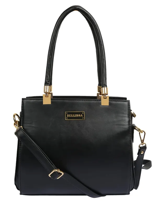 Black_Premium_Pu_Leather_Handbag_For_Women