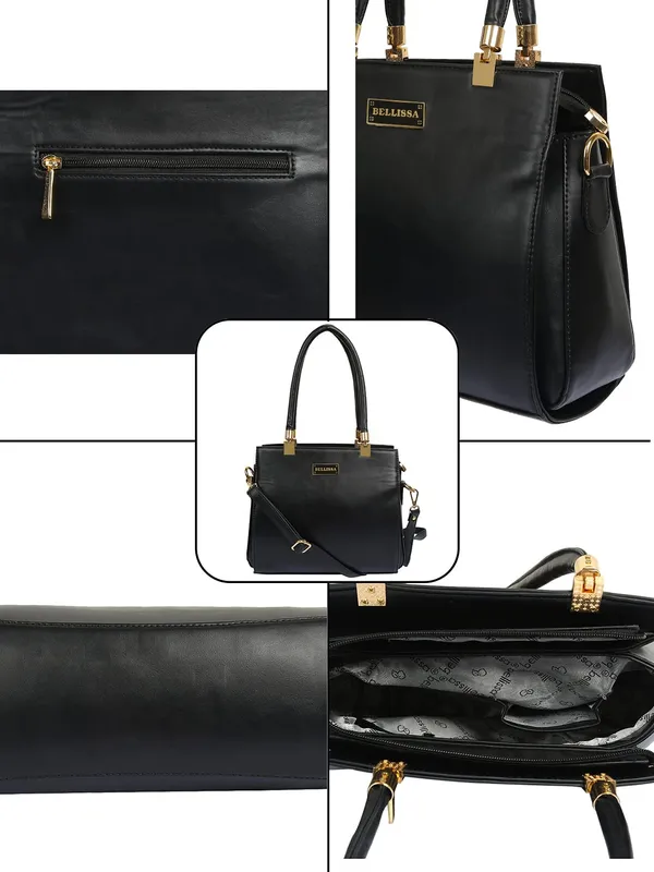 Black_Premium_Pu_Leather_Handbag_For_Women