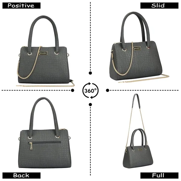 Grey_Premium_Pu_Leather_Handbag_For_Women