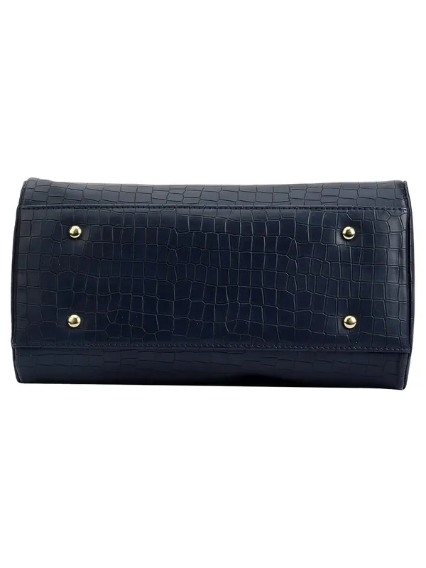 Navy_Blue_Premium_Pu_Leather_Handbag_For_Women