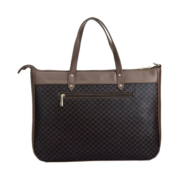 Brown_Premium_Pu_Leather_Laptop_Bag_For_Women