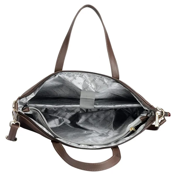 Brown_Premium_Pu_Leather_Laptop_Bag_For_Women