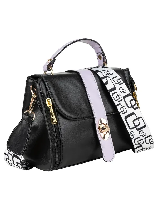 Black_Premium_Pu_Leather_Sling_Bag_For_Women