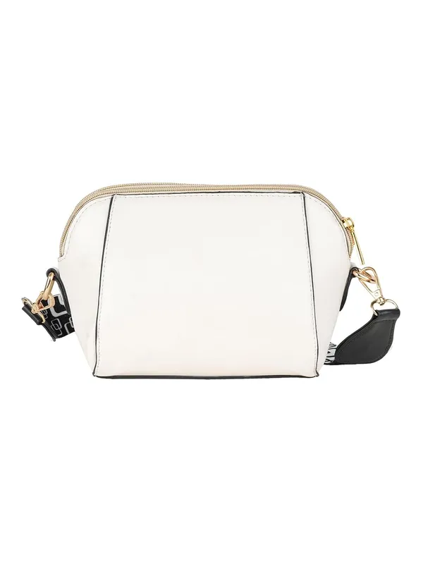 Cream_Premium_Pu_Leather_Sling_Bag_For_Women