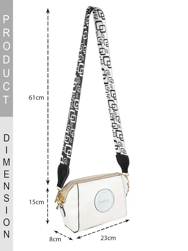 Cream_Premium_Pu_Leather_Sling_Bag_For_Women