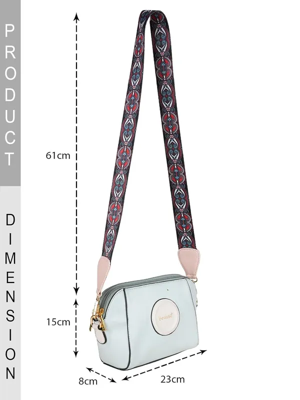Light_Green_Premium_Pu_Leather_Sling_Bag_For_Women
