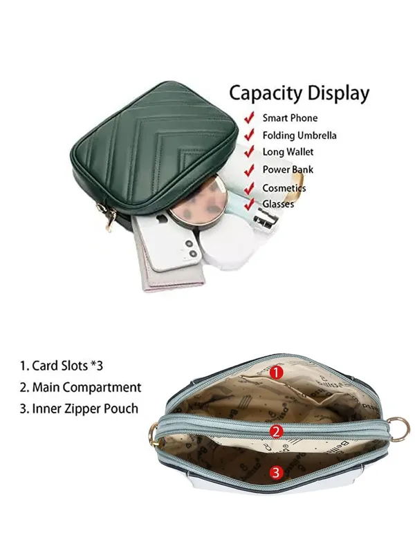 Light_Green_Premium_Pu_Leather_Sling_Bag_For_Women