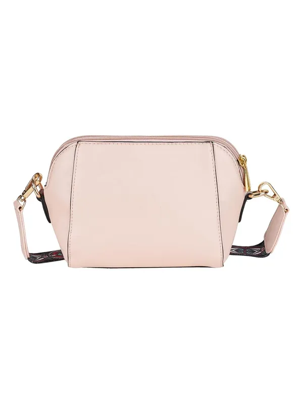 Peach_Premium_Pu_Leather_Sling_Bag_For_Women