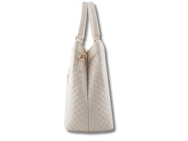 Cream_Premium_Pu_Leather_Handbag_For_Women