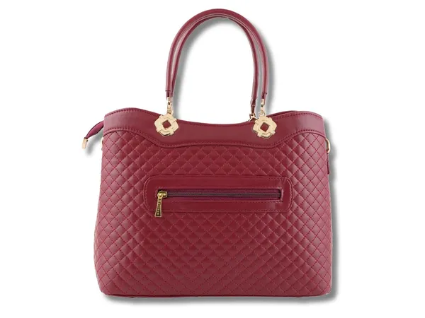 Maroon_Premium_Pu_Leather_Handbag_For_Women