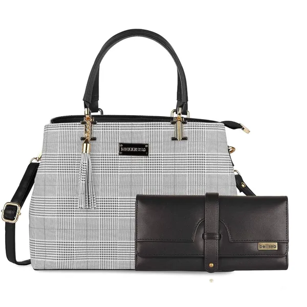 Black_Premium_Pu_Leather_Combo_Handbag_For_Women