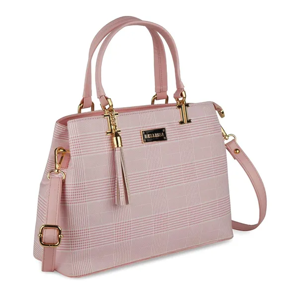 Baby_Pink_Premium_Pu_Leather_Combo_Handbag_For_Women
