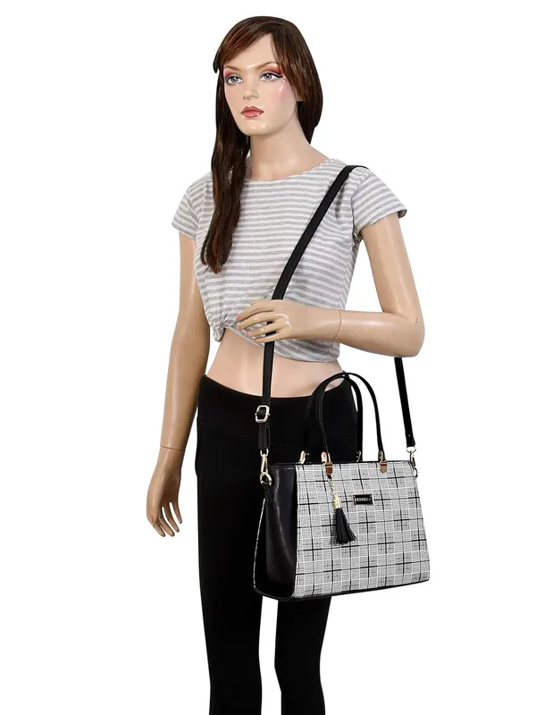Black_Premium_Pu_Leather_Combo_Handbag_For_Women