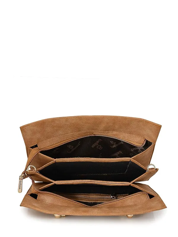 Beige_Premium_Pu_Leather_Combo_Handbag_For_Women