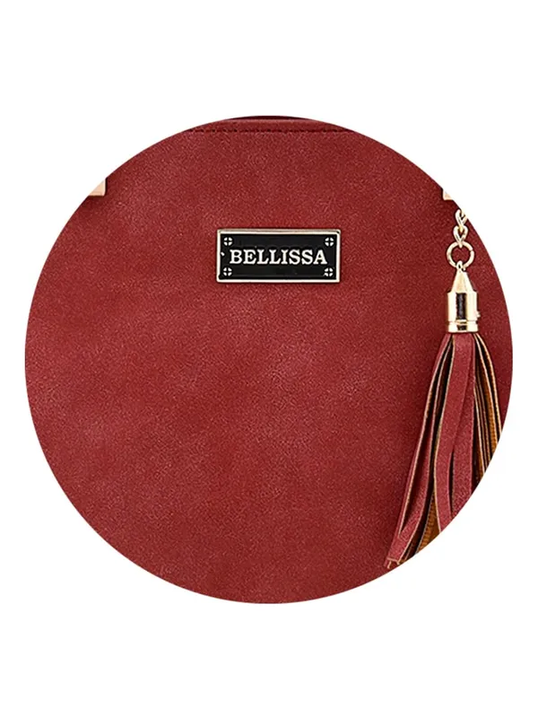 Maroon_Premium_Pu_Leather_Combo_Handbag_For_Women__(Pack_of_2_)
