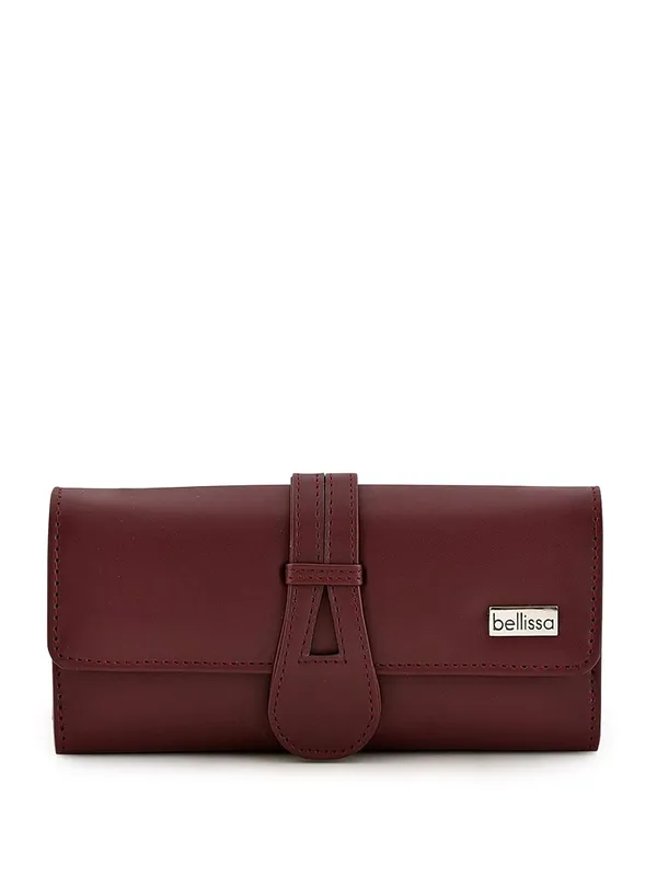 Wine_Premium_Pu_Leather_Wallet_For_Women