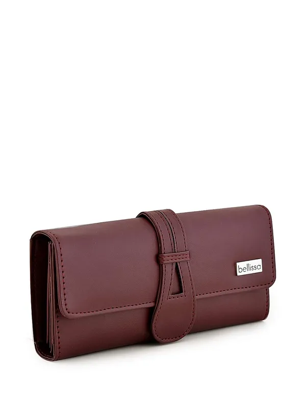 Wine_Premium_Pu_Leather_Wallet_For_Women