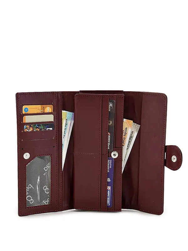 Wine_Premium_Pu_Leather_Wallet_For_Women