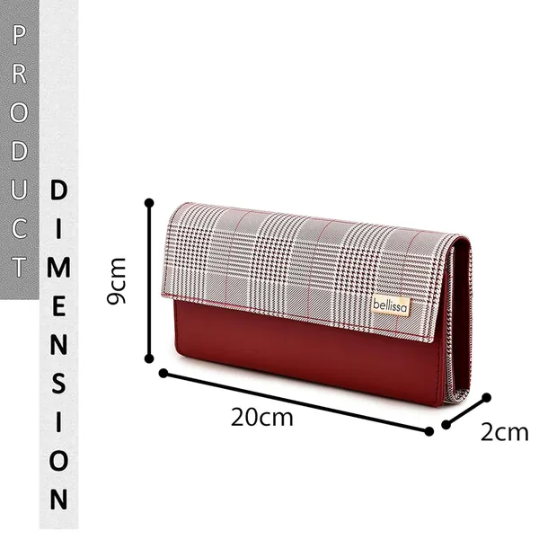 Maroon_Premium_Pu_Leather_Wallet_For_Women