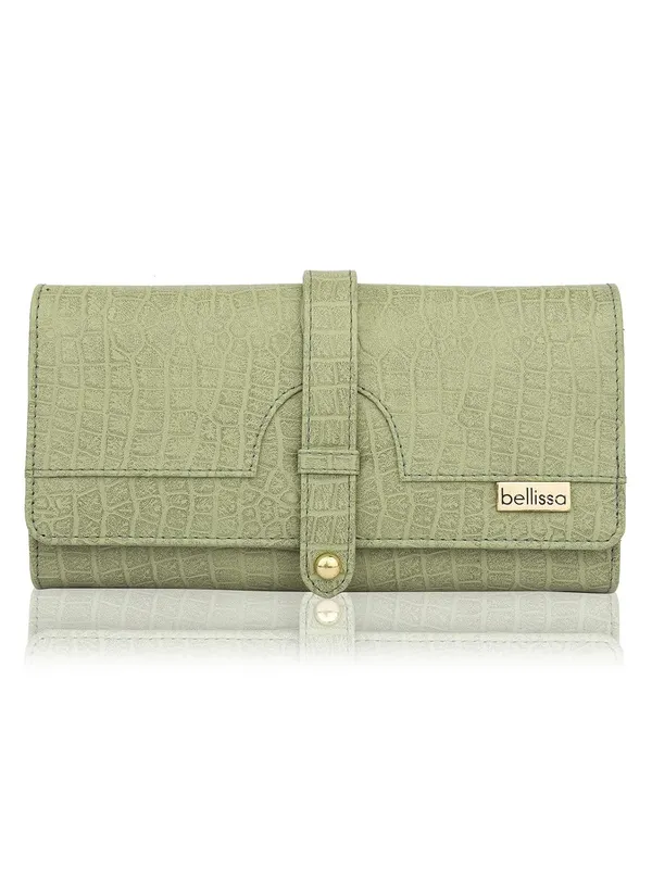 Light_Green_Premium_Pu_Leather_Wallet_For_Women