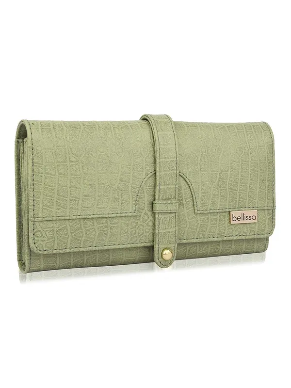 Light_Green_Premium_Pu_Leather_Wallet_For_Women