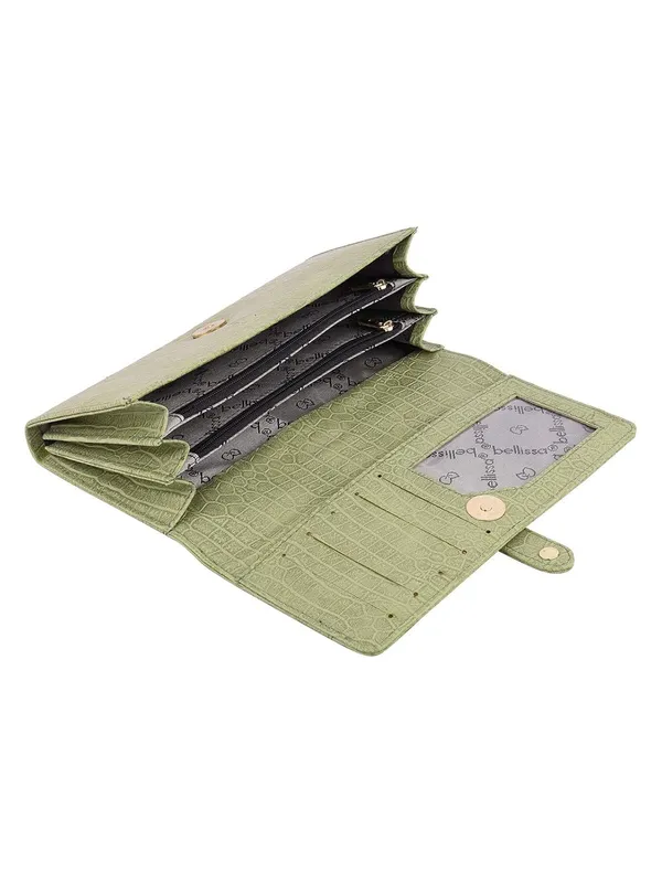 Light_Green_Premium_Pu_Leather_Wallet_For_Women