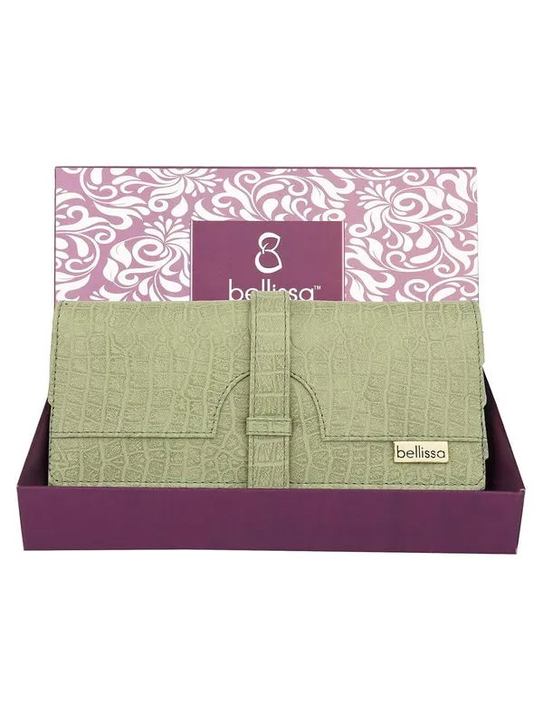 Light_Green_Premium_Pu_Leather_Wallet_For_Women