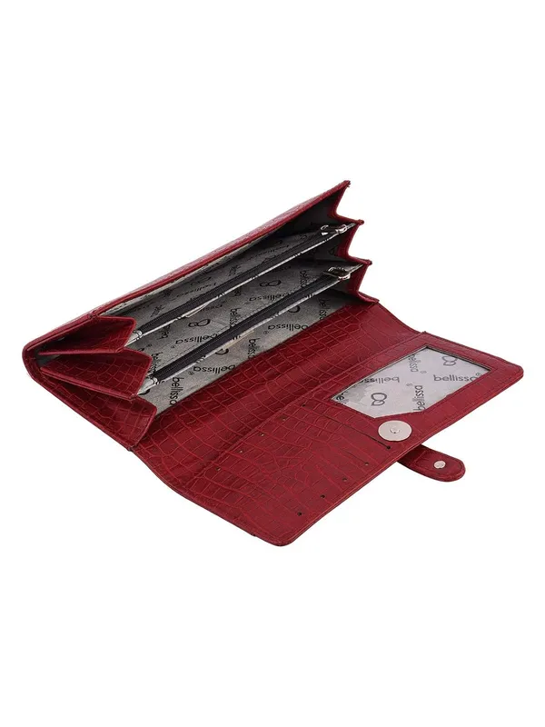 Maroon_Premium_Pu_Leather_Wallet_For_Women