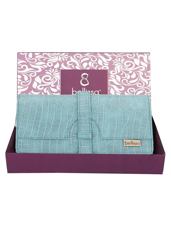 Sky_Blue_Premium_Pu_Leather_Wallet_For_Women
