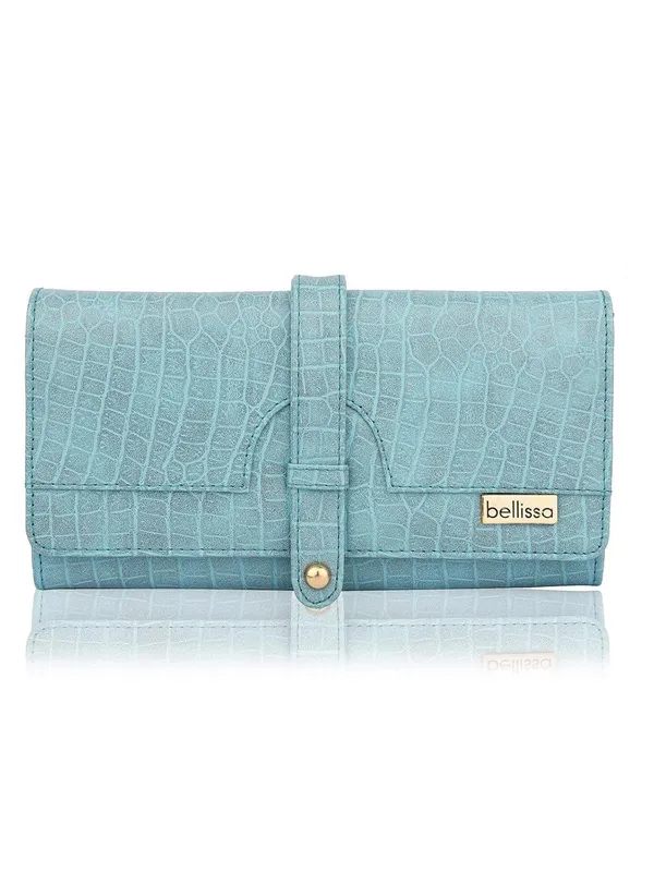 Sky_Blue_Premium_Pu_Leather_Wallet_For_Women
