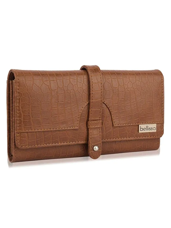 Tan_Premium_Pu_Leather_Wallet_For_Women