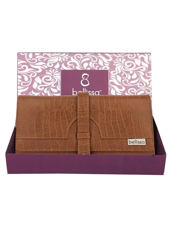 Tan_Premium_Pu_Leather_Wallet_For_Women
