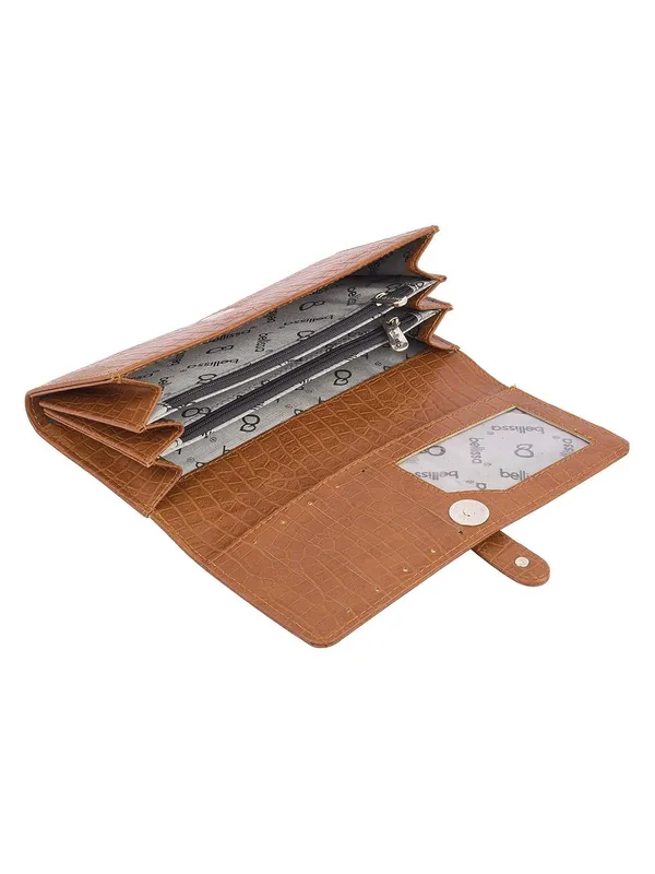 Tan_Premium_Pu_Leather_Wallet_For_Women