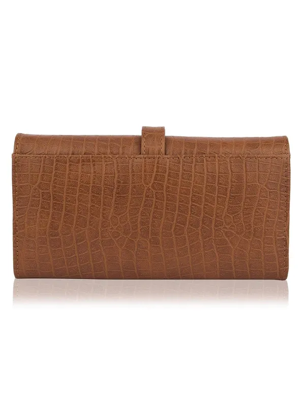 Tan_Premium_Pu_Leather_Wallet_For_Women