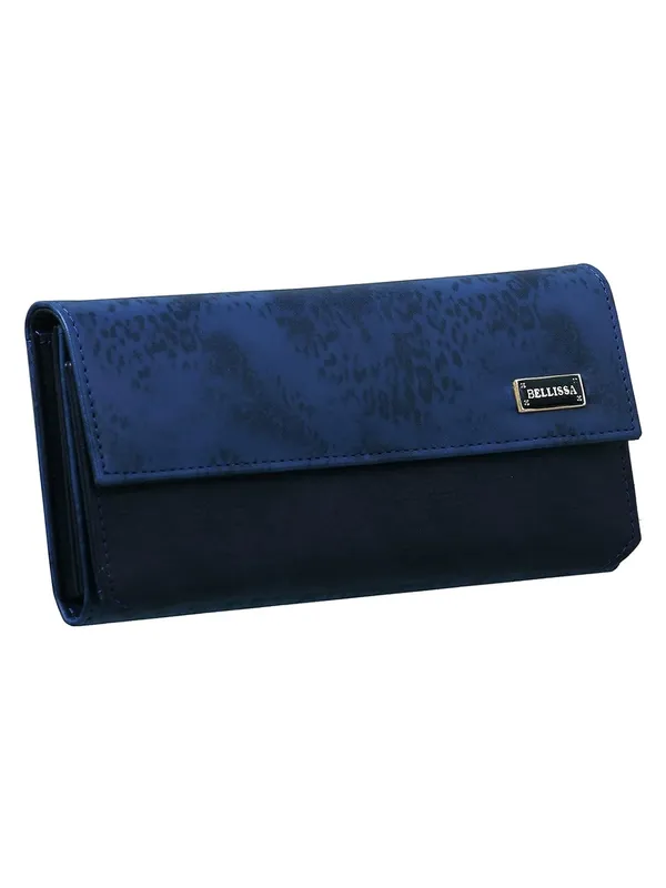 Blue_Premium_Pu_Leather_Wallet_For_Women