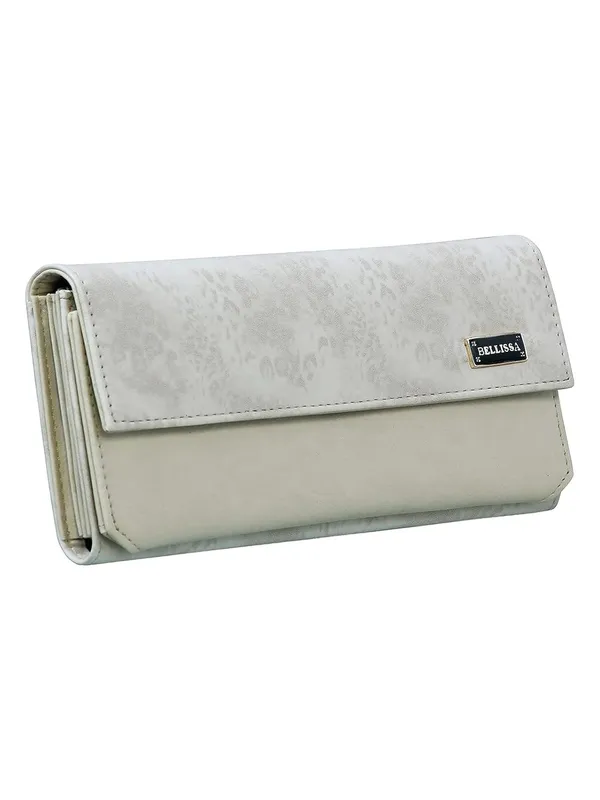 Cream_Premium_Pu_Leather_Wallet_For_Women