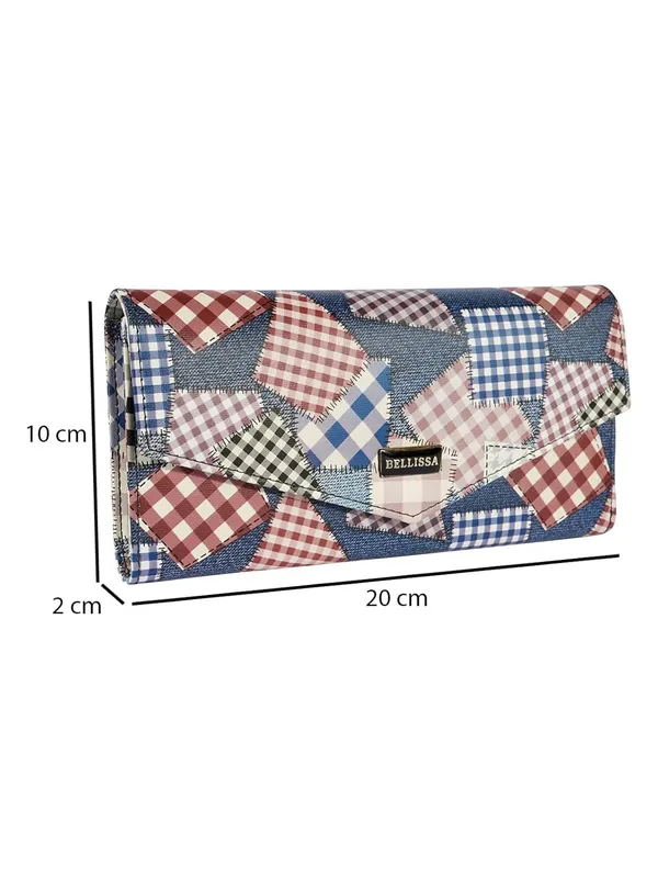 Blue_Premium_Pu_Leather_Wallet_For_Women