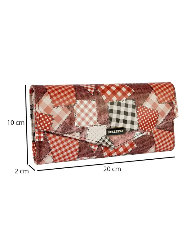 Red_Premium_Pu_Leather_Wallet_For_Women