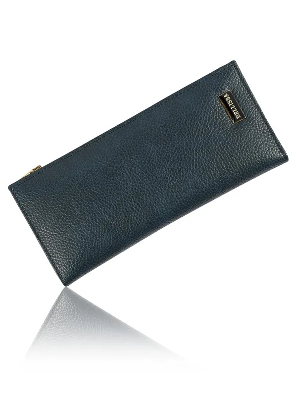 Blue_Premium_Pu_Leather_Wallet_For_Women